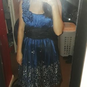 Blue Mini Dress